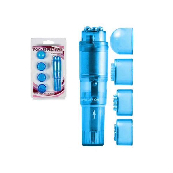 Stimulateur Pocket Pleasure bleu – Image 2