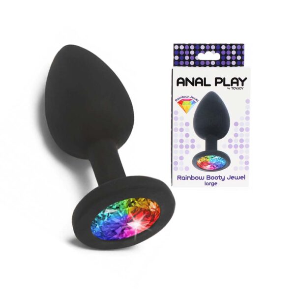 Plug bijou rainbow Large – Image 2