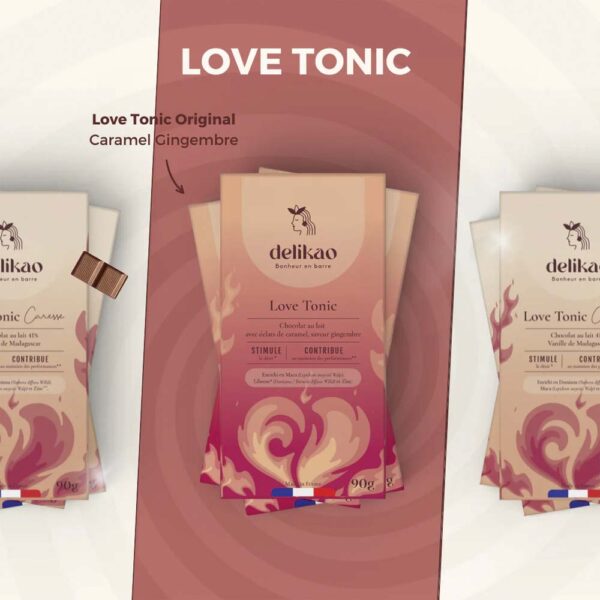 Tablette de chocolat Love Tonic Delikao