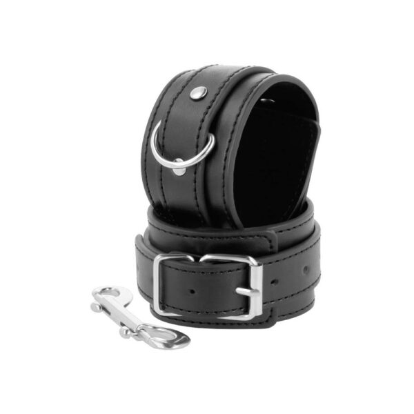 Menottes Black Handcuffs with double snap hook Darkness – Image 2