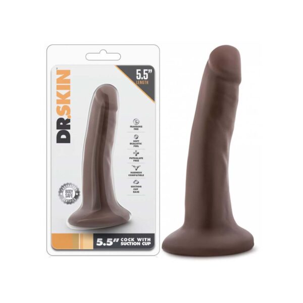 Gode Dr Skin Good Dick chocolat 5,5" - 12,5cm – Image 2