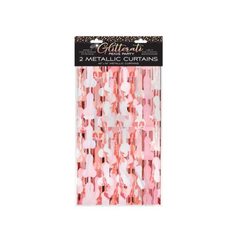 Rideaux de franges zizi rose gold